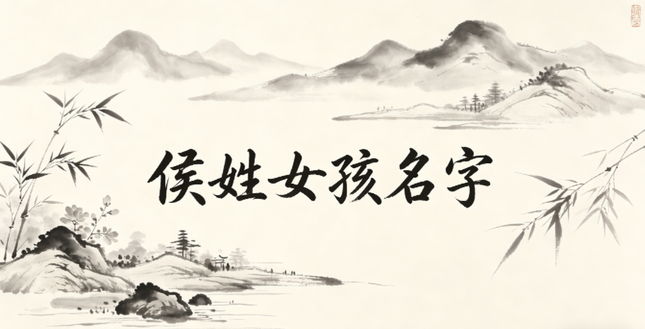 侯姓好听顺口的女孩名字