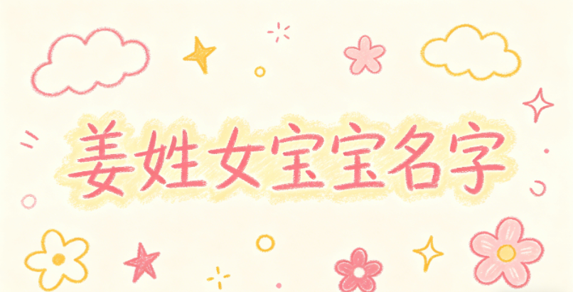 独特新颖的姜姓女宝宝名字推荐