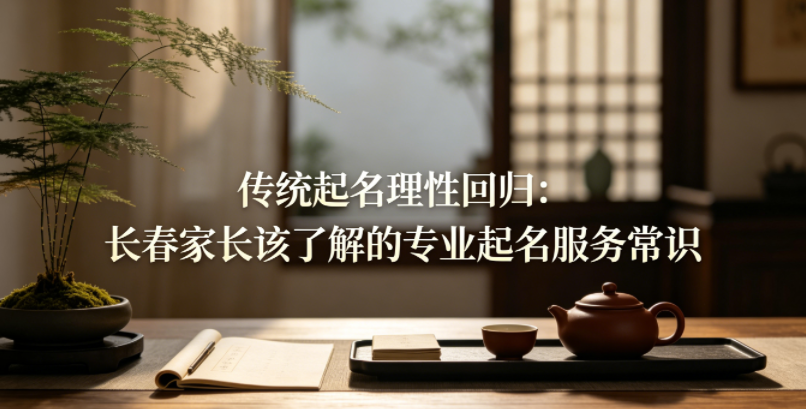 传统起名理性回归:长春家长该了解的专业起名服务常识