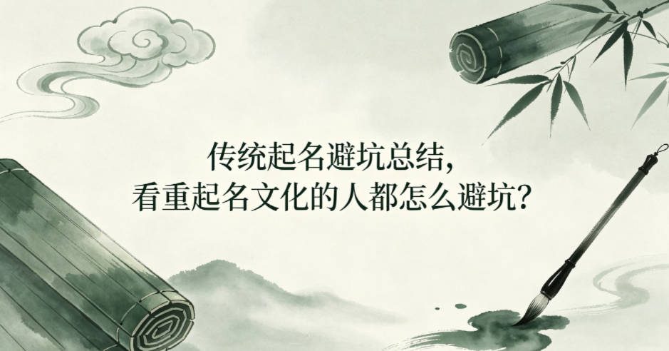 传统起名避坑指南:正统姓名文化下的起名误区与专业准则