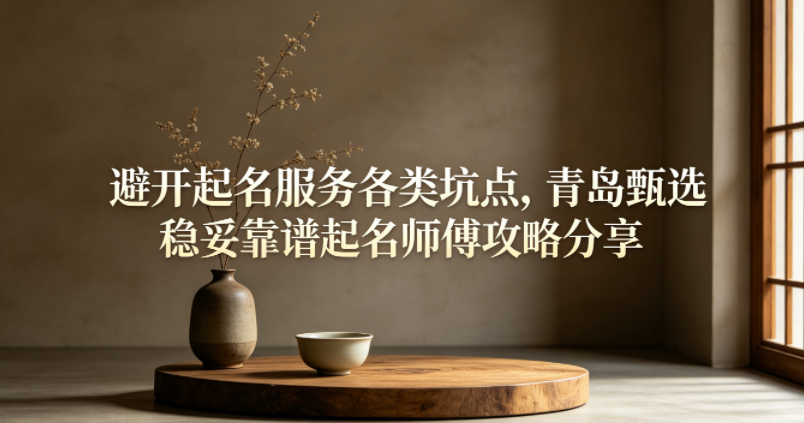 青岛新生儿起名避坑指南:行业乱象、专业逻辑与靠谱甄选方法