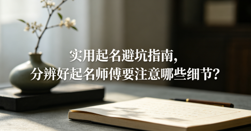 2026最新实用起名避坑指南:专业起名师傅的7个核心判断标准